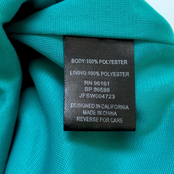 Bebop Teal Dress - Size S - Picture 6 of 6